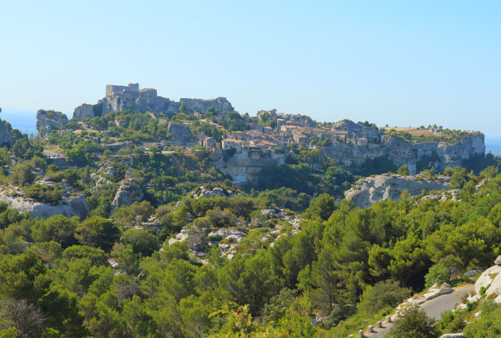 Blick auf Les Baux-de-Provence 