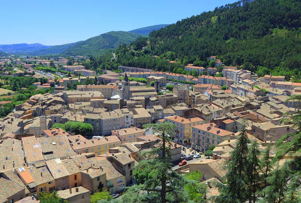Blick auf Sisteron